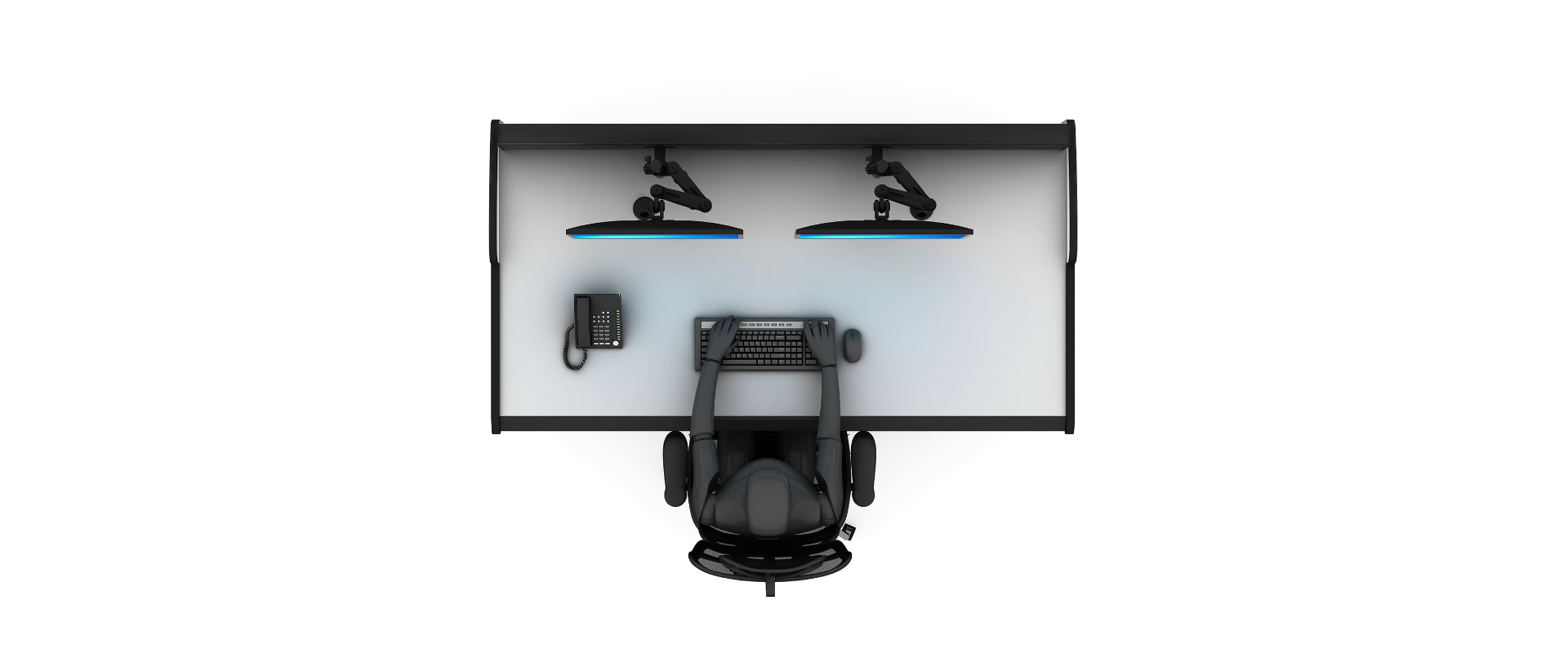 Technical furniture for control room - OnePWS