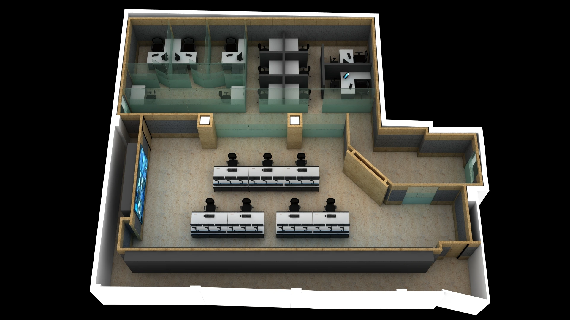 BSPTCL Patna Back Office 3D View