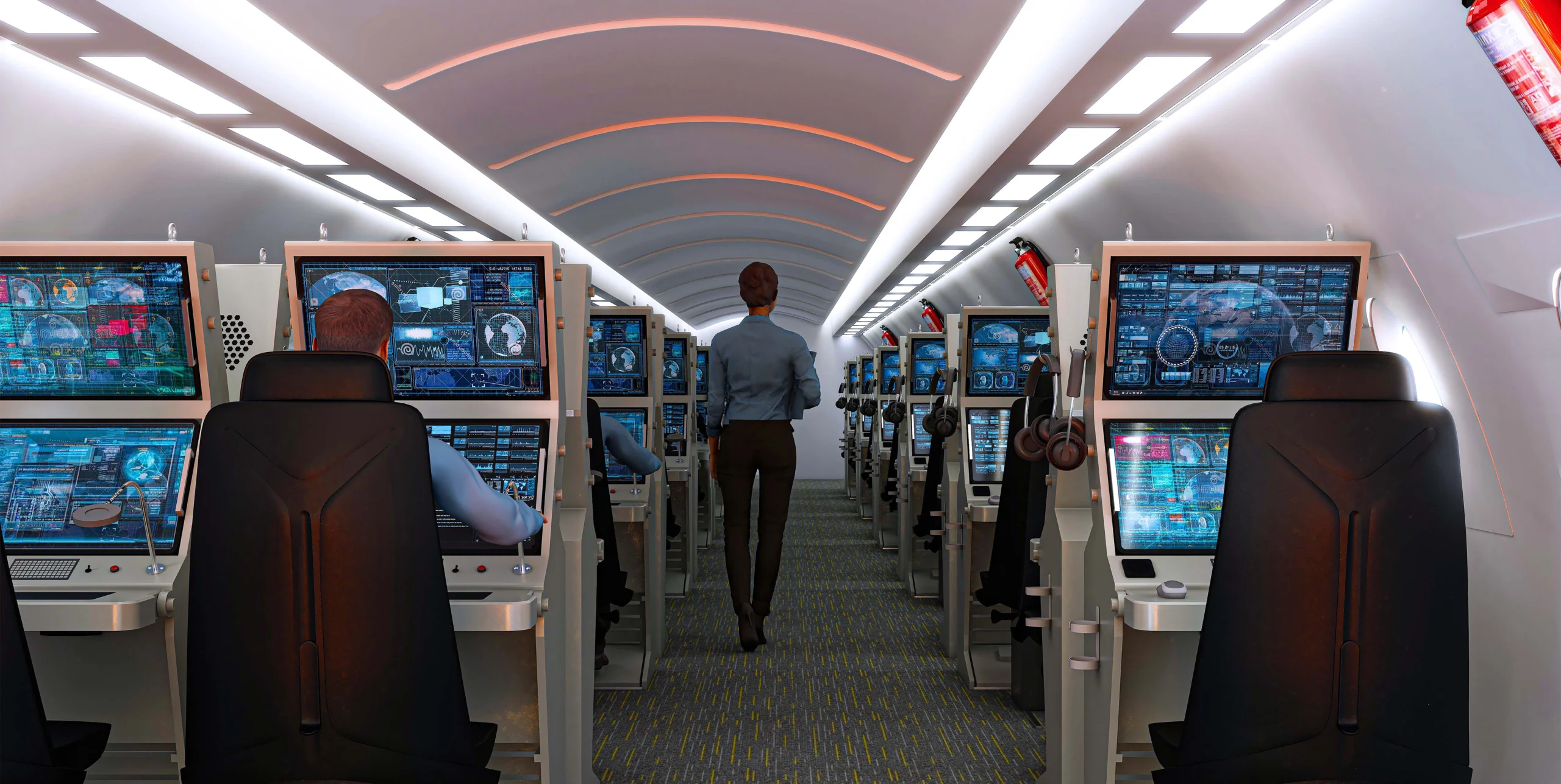 Airborne mission console environment by OnePWS